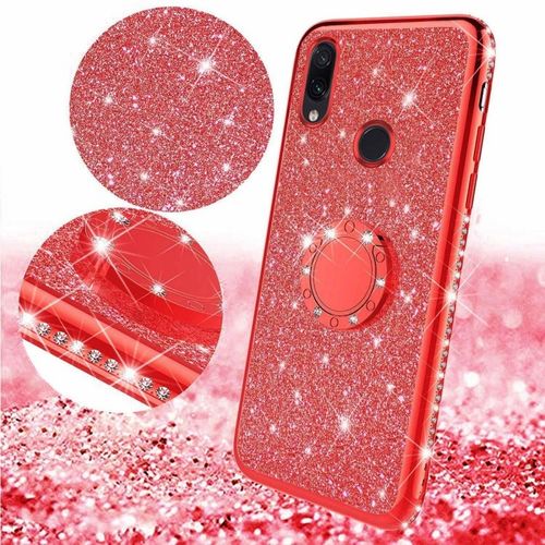 Etui Diamond Ring Brokat Xiaomi Redmi Note 7 Czerwone na Arena.pl