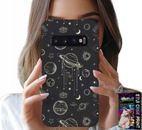ETUI DO SAMSUNG GALAXY S10 PLUS - KOSMOS PLANETY GWIAZDY KSIĘŻYC + FOLIA