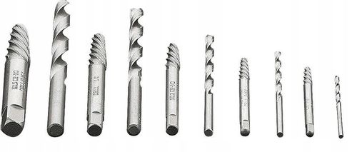 WYKRĘTAKI DO ZERWANYCH ŚRUB Z WIERTŁAMI PILOTUJĄCYMI 10el 09-609 NEO TOOLS na Arena.pl