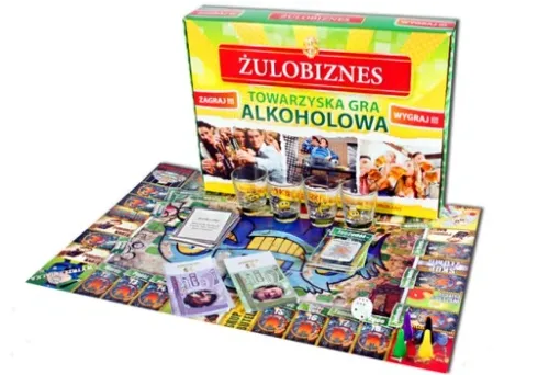 GRA PLANSZOWA TOWARZYSKA ŻULOBIZNES Z KIELISZKAMI na Arena.pl