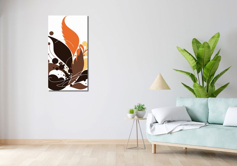 Obraz 50x100cm Ognie Jesienne zdjęcie 2