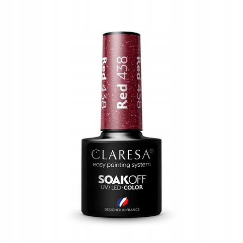 CLARESA LAKIER HYBRYDOWY RED 438 na Arena.pl