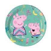 talerzyki papierowe peppa pig 20cm, 8szt.