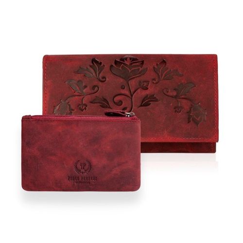 zestaw prezentowy dla niej portfel damski skórzany t-44-rd i etui t-51-rd na Arena.pl