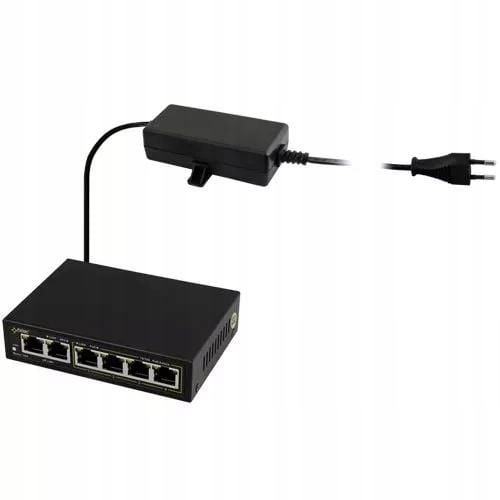 Switch PoE Pulsar S64 - 6 portów, 4xPoE, 2xUplink na Arena.pl