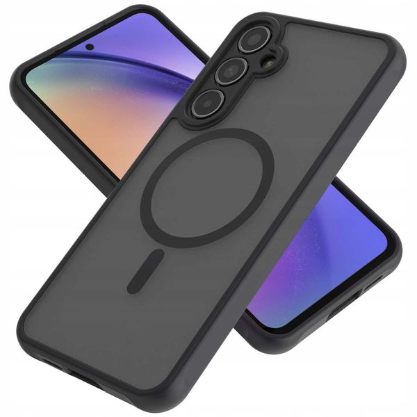 Spacecase Hybrid Mag Galaxy A55 5G Black zdjęcie 2