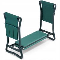 Klęcznik ogrodowy siedzisko ogrodowe składane stołek rękawiczki ZESTAW XXL