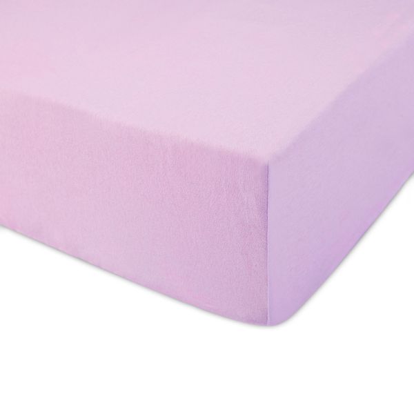 Prześcieradło z gumką 200x220 jersey 100% BAWEŁNA kolor wrzos zdjęcie 2