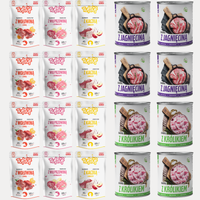 MOKRA KARMA TUF TUF MIX SASZETKA 12x500G|PUSZKA 8x800G JAGNIĘCINA+KRÓLIK