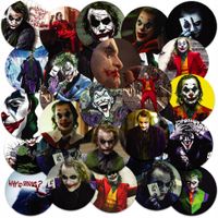 NAKLEJKI NA ZESZYT NALEPKA Z POSTACIAMI KÓŁKO BATMAN JOKER WZORY 23EL