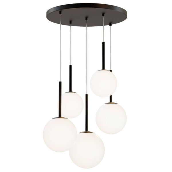 Nowoczesna wisząca lampa Basic Form MOD321PL-05B balls czarne zdjęcie 1