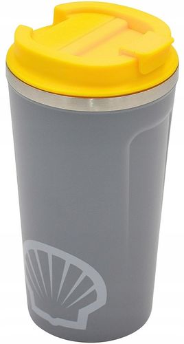 KUBEK TERMICZNY TURYSTYCZNY PODRÓŻNY KEMPINGOWY TERMOS 500ML SHELL na Arena.pl