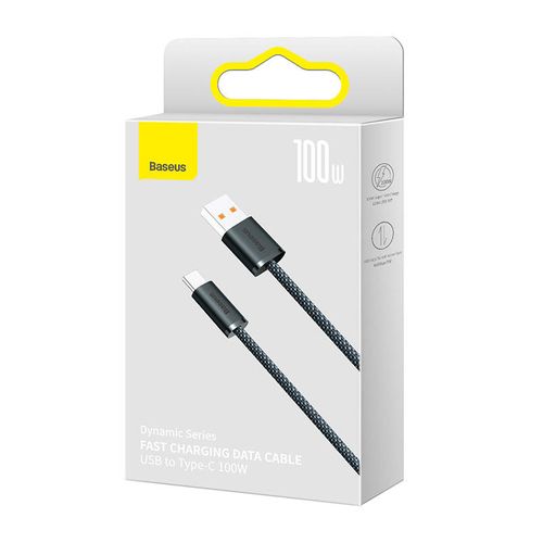 kabel usb do usb-c baseus dynamic series, 100w, 1m (szary) na Arena.pl