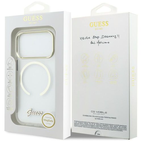 etui guess iml script metal magsafe do   iphone 17 pro max na Arena.pl