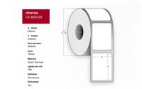 Capture Label 148 x 210mm, Core 76mm,