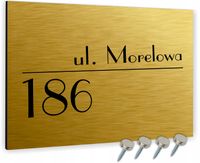 TABLICA Z NUMEREM DOMU TABLICZKA adresowa 40x30