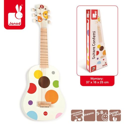 Gitara duża Confetti, Janod na Arena.pl