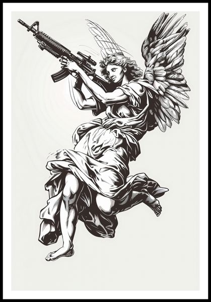 Plakat 68x101cm Anioł Wojny zdjęcie 3