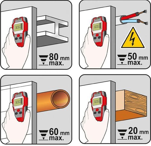 WYKRYWACZ PROFILI I PRZEWODÓW YATO DETEKTOR METALI KABLI POD NAPIĘCIEM na Arena.pl