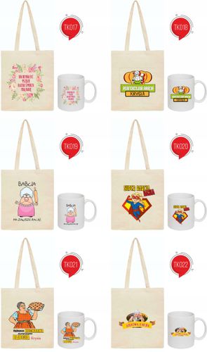ZESTAW EKO TORBA + KUBEK NAJLEPSZA CIOCIA prezent na Arena.pl