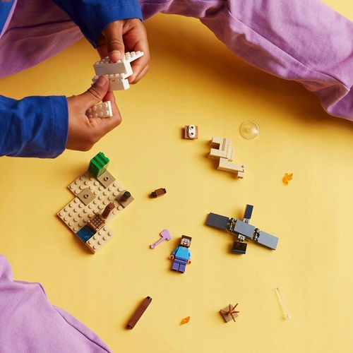 LEGO Minecraft 21251 Pustynna wyprawa Steve'a na Arena.pl