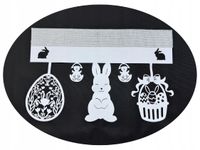 Zazdrostka lambrekin firana świąteczna WIELKANOC wiosna GLAMUR 60x40
