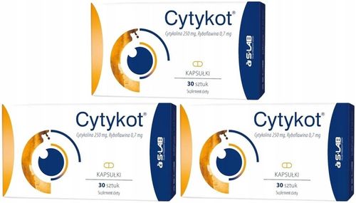 Cytykot Cytykolina Wsparcie Wzroku 30 Kapsułek na Arena.pl