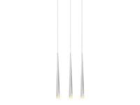 Loftowa lampa wisząca Stylo biała nad kuchenną wyspę