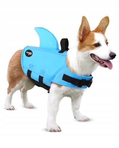 KAPOK KAMIZELKA RATUNKOWA DLA PSA do Wody Rekin S Ubranko do Pływania Fazoo na Arena.pl