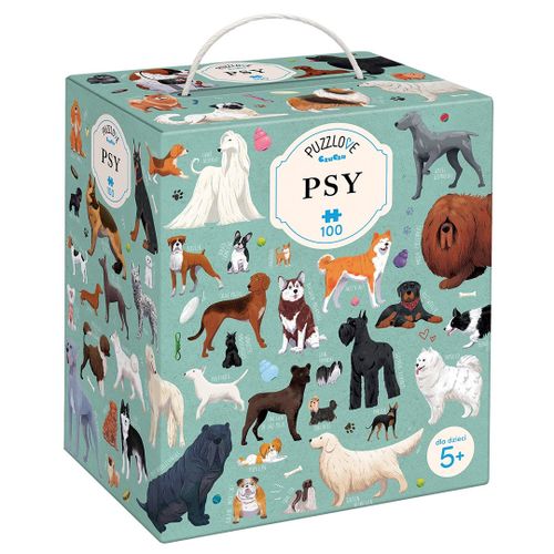 Puzzle 100 elementów Puzzlove - Psy na Arena.pl
