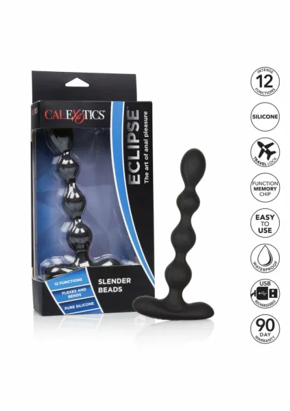 calexotics eclipse slender beads silikonowy masażer z 12 trybami zdjęcie 5