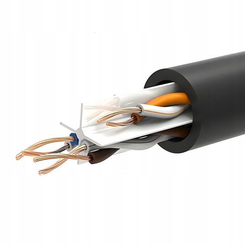 Kabel Sieciowy Lan Cat6 Przewód Internetowy Cat 6 UTP RJ45 Kat Skrętka 50m na Arena.pl