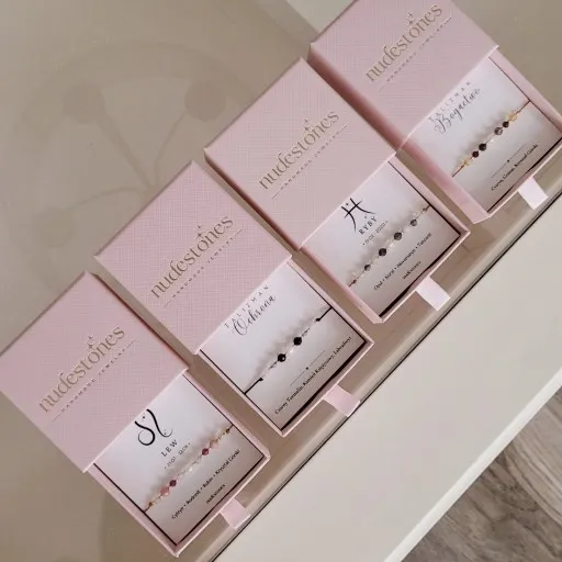 Bransoletka Talizman Siła Onyks Rubin Akwamaryn zdjęcie 5