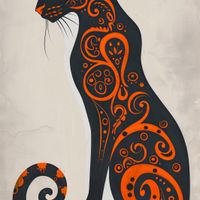 Plakat 50x50cm Sztuka i Ornament