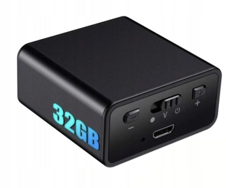DYKTAFON SZPIEGOWSKI MINI CYFROWY PODSŁUCH MAŁY PENDRIVE 32GB SŁUCHAWKI zdjęcie 9