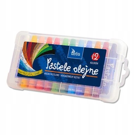 Pastele olejne Tetis heksagonalne 12 kolorów na Arena.pl