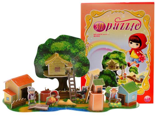 Puzzle 3D CZERWONY KAPTUREK ZA0343 na Arena.pl