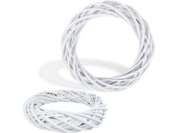 Wianek wiklinowy gruby ozdoba dekoracja stroik wilkina 35cm