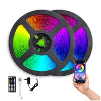 Taśma LED RGB 5050 Aplikacja SMART HOME 15M PILOT Bluetooth muzyka zestaw