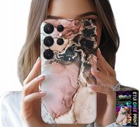 ETUI DO SAMSUNG GALAXY S23 Ultra - ELEGANCKI MARMUREK MODNE WZORY + FOLIA