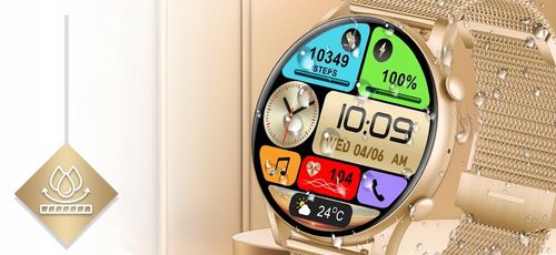 Smartwatch Zegarek Damski Wodooporny PL Menu Rozmowy Smart Watch 4 Paski na Arena.pl
