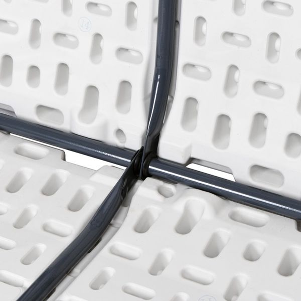 Stół cateringowy BALI WHITE składany w walizkę 180 cm biały zdjęcie 11