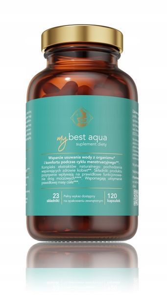 MyBestPharm MyBestAqua Suplement diety usuwanie wody dla kobiet 120 kap zdjęcie 1