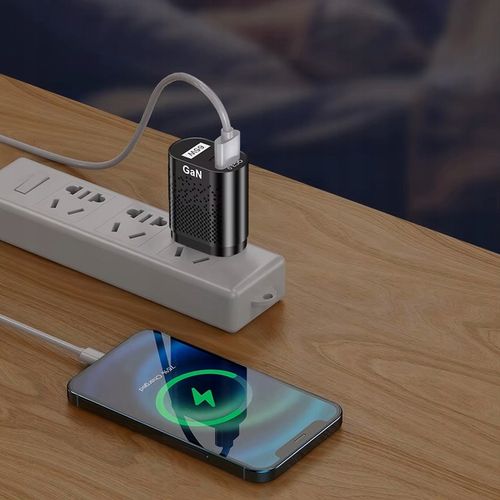 SZYBKA ŁADOWARKA SIECIOWA GaN 65W DO TELEFONU USB-C PD QC MOCNY ZASILACZ na Arena.pl