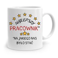 Dla Pracownika Robotnika Kubek Najlepszy Pracownik Z Nadrukiem Ze Zdjęciem