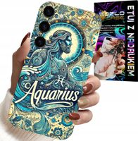 ETUI DO SAMSUNG GALAXY S23 - ZNAK ZODIAKU, WODNIK, ASTRONOMIA PLECKI