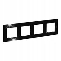 LEGRAND Niloe Step CZARNA Ramka poczwórna 863594