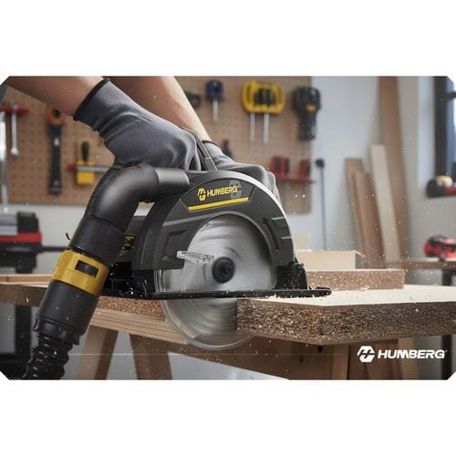 Pilarka tarczowa do drewna 1200 W Humberg HM-420 piła z prowadnicą odsysanie pyłu na Arena.pl