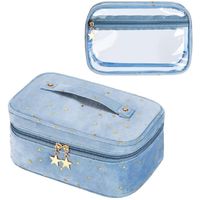 kosmetyczka rozkładana z wkładem 2w1 kuferek ks97n