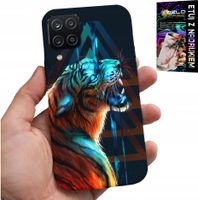 ETUI DO SAMSUNG GALAXY A22 5G - TYGRYS MĘSKIE WZORY NA OBUDOWĘ, CASE